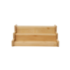 Expandable Bamboo Spice Rack – 3 Tier for kitchen organisation, perfect for organising spices on a pantry shelf or kitchen counter.