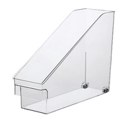 Clear Pull-Out Organiser – Easy Access for Deep Shelves, perfect for pantry and kitchen storage organisation.