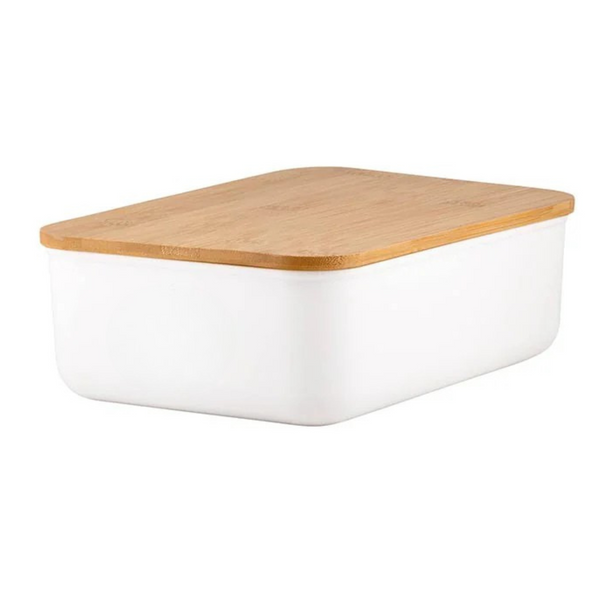 Plastic & Bamboo Storage Containers – Multi-Purpose Organisers for kitchen and pantry use, ideal for efficient storage and organisation.