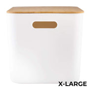 Plastic & Bamboo Storage Containers – Multi-Purpose Organisers