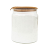Bamboo & Glass 5 Piece Laundry Pack with Liquid Jar, ideal for pantry organisation and kitchen storage with elegant glass jars.