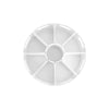 10-Piece Rotating Desk Organiser White, ideal for kitchen drawer organisers or pantry organisation, offers versatile storage solutions.