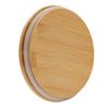 Bamboo lid for Large Glass Storage Jar with Bamboo Lid 1.6L, ideal for kitchen pantry organisation and eco-friendly storage.