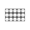 Garage Organisation Stickers – 32 Label Pack – Round, perfect for categorising storage in the garage, enhancing pantry organisation.