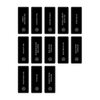 Oil Sticker Set – 28 Labels for Pantry Bottles for kitchen and pantry organisation, ideal storage organisers for glass jars.