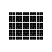 Complete Pantry Sticker Set – 156 Square Stickers for kitchen storage organisers, ideal for enhancing pantry organisation and drawer labels.