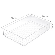 XL Clear Drawer Organiser for kitchen drawers, ideal for pantry organisation or under sink storage, featuring clear storage design.