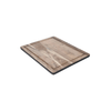 Acacia chopping board, ideal for kitchen organization, adds style to space-saving storage solutions.
