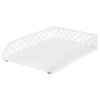 White Metal Document Tray – Storage Organisers ideal for decluttering kitchen and office spaces, enhancing document organisation efficiently.