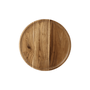 Large Acacia Round Serving Tray – Entertain with Elegance, ideal for kitchen and pantry organisation, enhancing dining experiences.