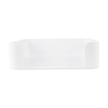 White Plastic Tray for Document & Stationery Organisation, ideal for drawer organisers or under sink storage to maximise space.