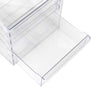 Clear 4-drawer storage organiser for kitchen and pantry space-saving. Ideal for pantry jars.