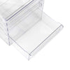 Clear 4-Drawer Organiser with open drawer for efficient kitchen or pantry storage, perfect for enhancing home organisation.