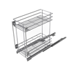 Pull-Out Basket – 150mm, 200mm & 300mm for kitchen under sink storage, offering sleek pantry and drawer organisation.