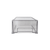 Clear medium modular drawer organizer for kitchen storage, pantry jars, or fridge containers.