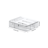 Acrylic Sandwich Bag Organiser – 4 Slot Dispenser for kitchen organisation. Ideal for pantry and drawer storage, enhancing kitchen order.