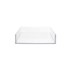 Clear PET Document Tray for Desk Organisation ideal for tidy desk storage and office document sorting, enhancing office organisation.