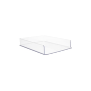 Clear PET Document Tray for Desk Organisation ideal for office storage; enhances desk tidiness with compact, transparent design.