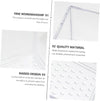 Clear drawer organisers with fine workmanship and raised design for storage