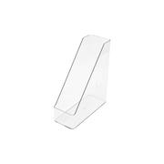Clear PET Magazine File for Organised Storage, ideal for kitchen or pantry organisation, enhances storage organisers functionality.