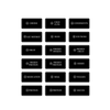 Fridge & Freezer Organisation Stickers – 36 Label Pack for efficient kitchen and pantry organisation, featuring fridge organisers.
