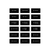 Fridge and Freezer Organisation Labels Pack for Food Storage Containers, 36 Black Stickers.