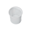White Mesh Pen Cup for Desk Organisation ideal for office storage, enhancing workspace tidy with practical storage organisers.