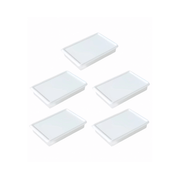 10-Piece Fridge & Freezer Storage Set with rectangular fridge organisers, perfect for kitchen and pantry organisation.