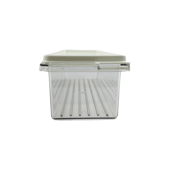 Medium airtight food storage container, perfect for pantry or fridge, space-saving organiser.