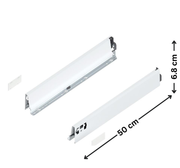 Antaro Runner 500 mm – M Height for Pull-Out Bins used in kitchen drawer organisers for efficient under sink storage.