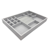 Grey Felt Jewellery & Accessory Tray 516x366x60mm