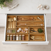 Bamboo Drawer Organiser Insert β 4 Sizes