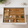 Bamboo Drawer Organiser Insert β 4 Sizes
