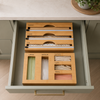 Bamboo Food Wrap Dispenser & Sandwich Bag Organiser Pack