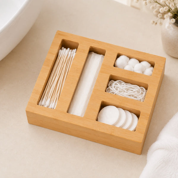 Bamboo Sandwich Bag Organiser – 5 Slot Dispenser