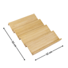 Bamboo Drawer Spice Rack – 4-Tier Organiser Set