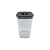 Black Twist Canister Value Pack x 16, ideal for kitchen and pantry organisation, features airtight storage for dry goods.