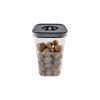 Black Twist Canister Value Pack x 16, ideal for pantry and kitchen organisation. Clear storage for nuts and dry goods.