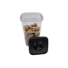 Transparent airtight container with twist lock, ideal for pantry storage of nuts, 2100ml