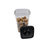 Black Twist Canister Value Pack x 16 for pantry organisation, ideal storage organisers for kitchen and under sink storage.