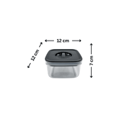 Compact Black Twist Canister from Value Pack x 16, ideal for pantry organisation and under sink storage solutions.