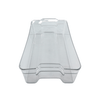 Clear Storage Tub With Handles – Large for efficient under sink storage and pantry organisation, enhancing kitchen space.