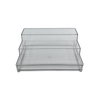 Clear herb and spice organiser with drawer for pantry storage and space-saving.