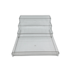 Clear herb and spice storage organiser with drawer for pantry or kitchen.
