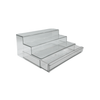 Clear Herb & Spice Rack with Drawer, ideal for kitchen or pantry use, enhances storage organisation with glass jars and drawer organisers.