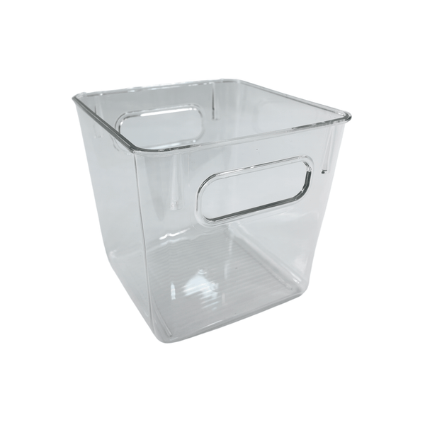 Clear Multi-Use Storage Tub With Lip – Medium, ideal for kitchen pantry organisation and under sink storage; versatile storage organisers.