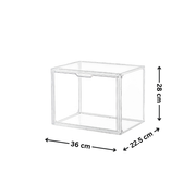 Clear Acrylic Stackable Box – Large Bag & Shoe Storage Organiser for versatile under sink or pantry organisation in your kitchen.
