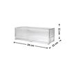 Clear storage bin from Deluxe Under Sink Storage Solution – 7 Pack, ideal for under sink organisation in kitchens and pantries.