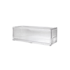 Clear acrylic storage bin for fridge organisation, part of 14-piece starter pack, ideal for kitchen and pantry, space-saving solution.