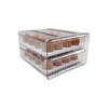 Two-Level Egg Organiser Drawer – Secure & Efficient Fridge Storage for kitchen use, enhancing fridge organisation and accessibility.